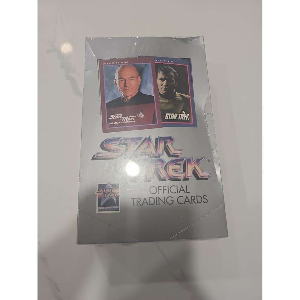 1991 Impel Star Trek Official Trading Cards Series 1 Factory Sealed Box - Damged